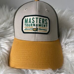 Masters Tournament Hat - Tan and Gold